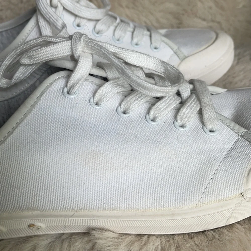 Rag & Bone Standard Issue Lace Up White/Red Shoe Size 10